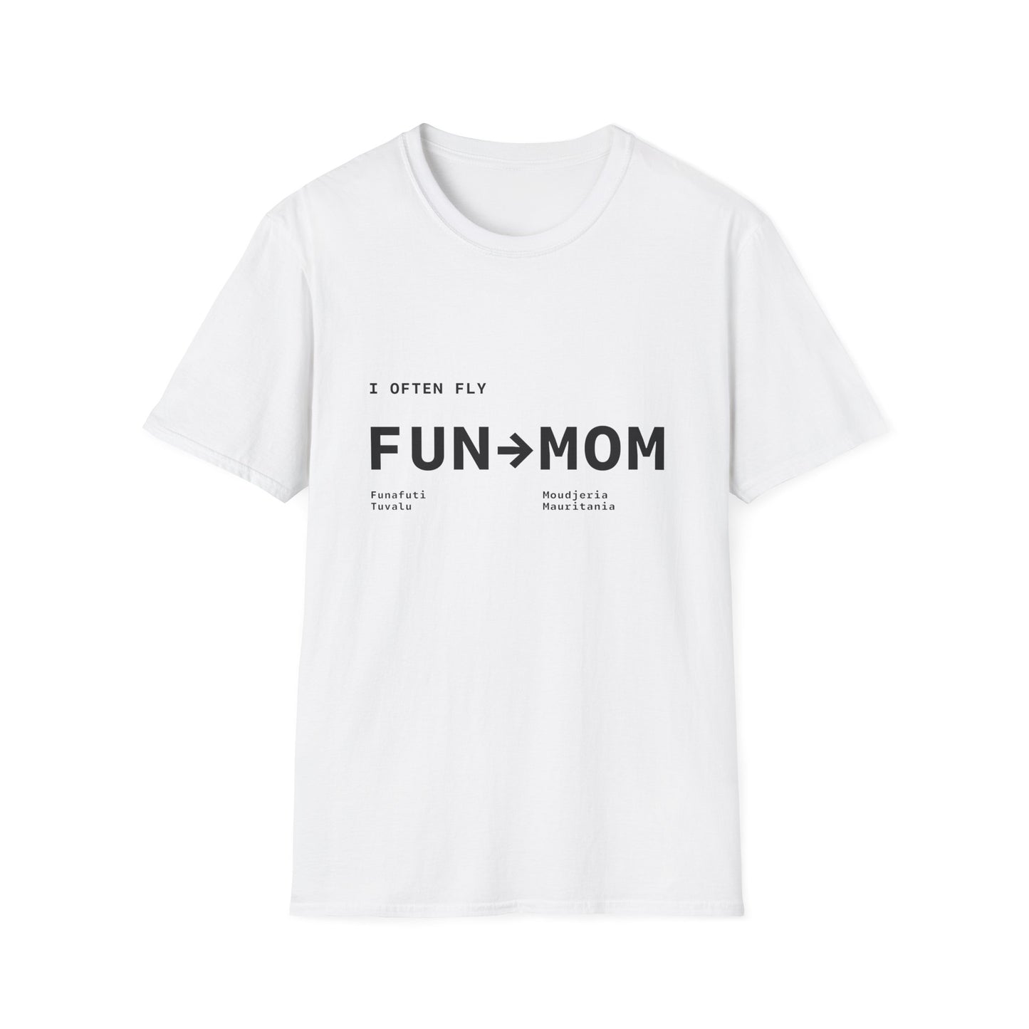 IOF FUN MOM Unisex_Tshirt White