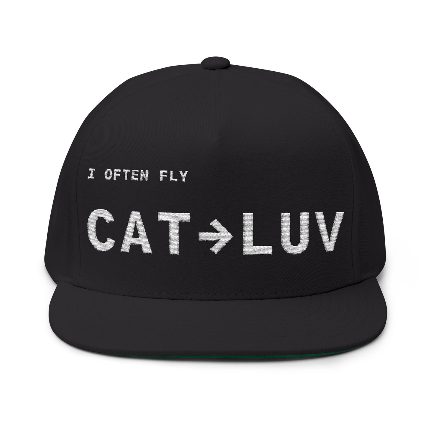 CAT LUV Hat Black