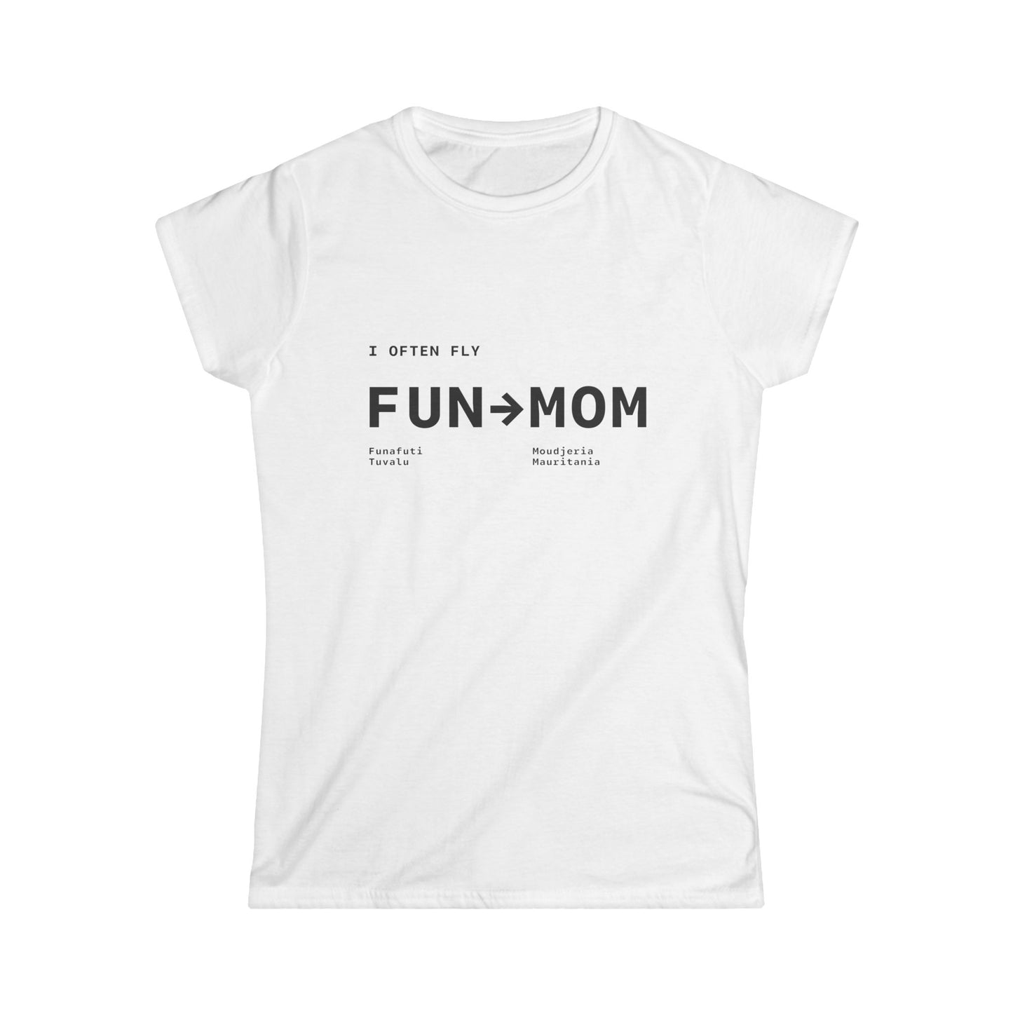 IOF FUN MOM Womens_Tshirt White