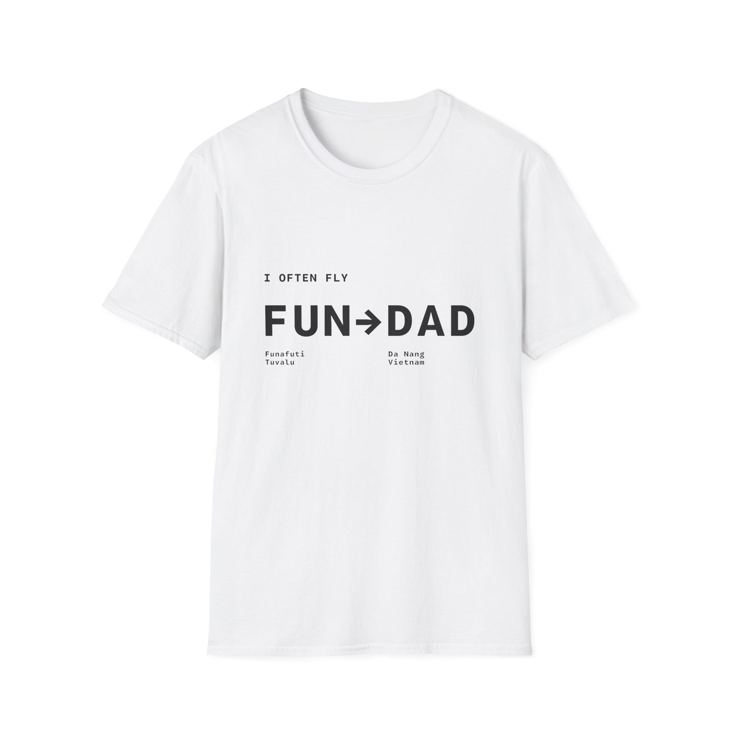IOF FUN DAD Unisex_Tshirt White