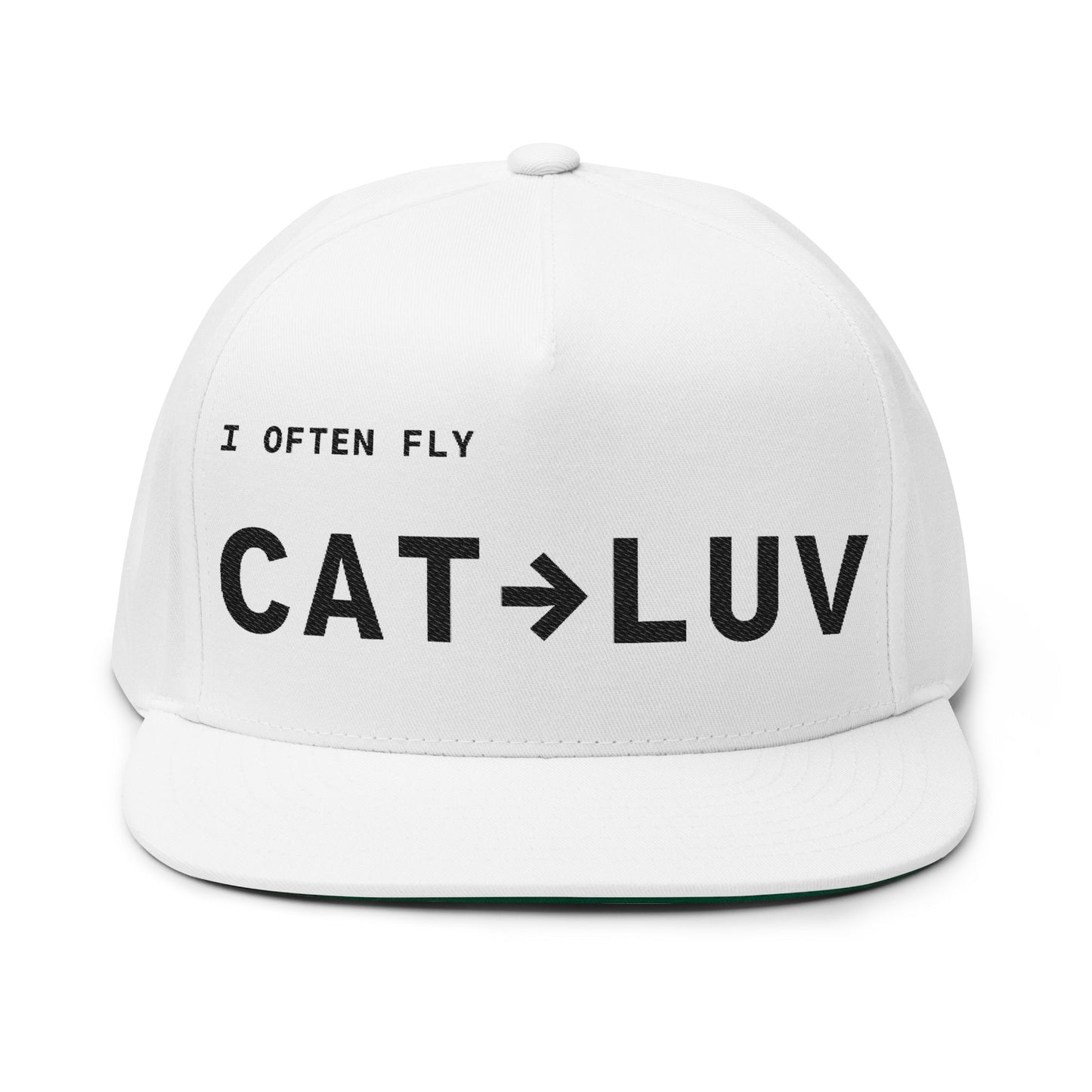 CAT LUV Hat White