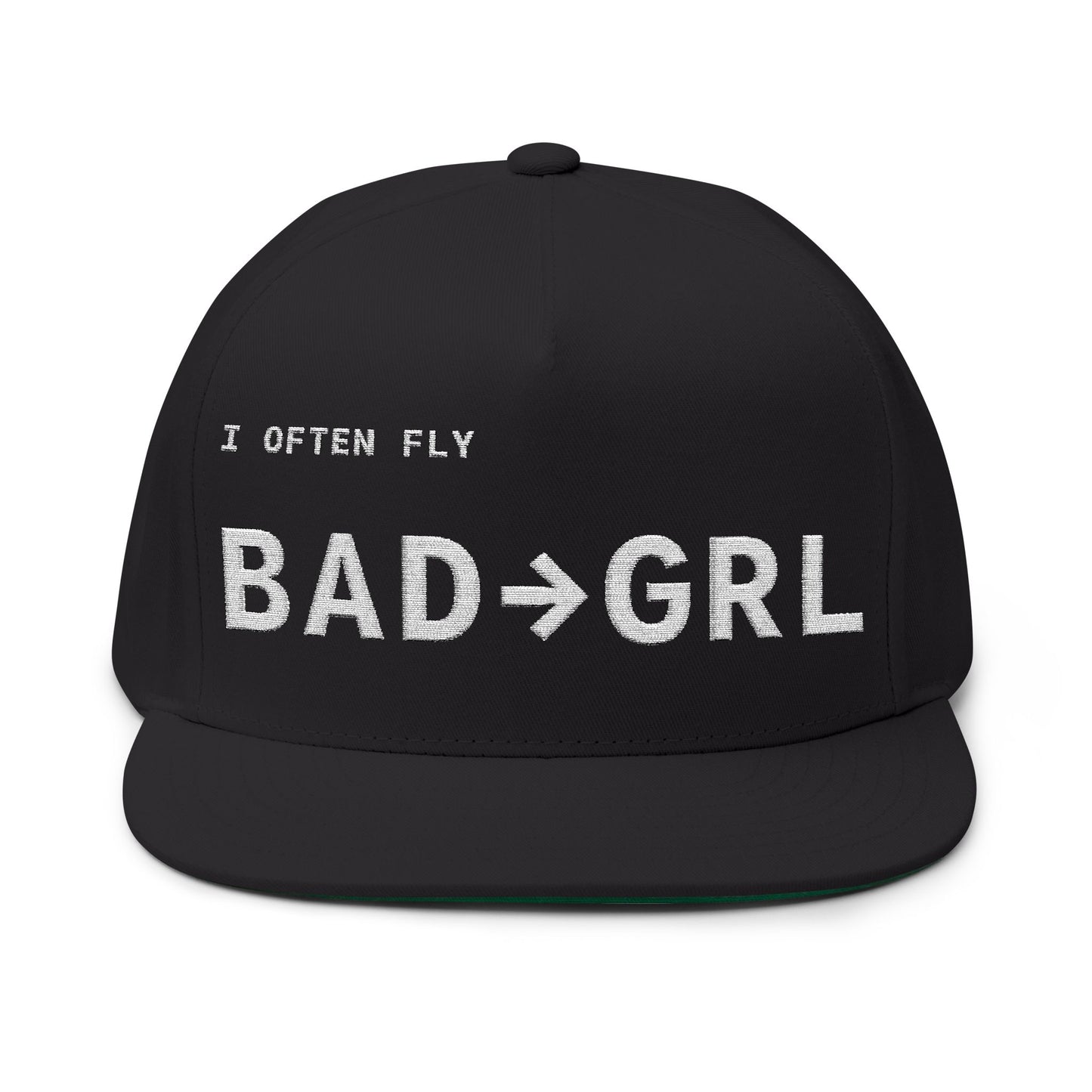 BAD GRL Hat Black